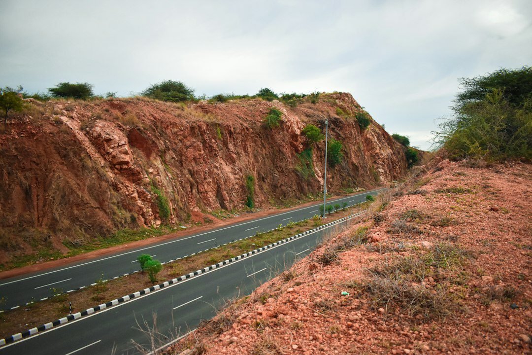 Rain-damaged road in Andhra Pradesh road restoration report