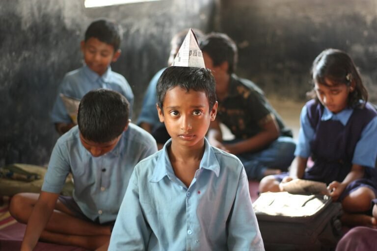 School student representing Andhra Pradesh school management committee elections