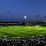 Cricket stadium representing India's cricket action
