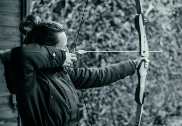 Archery competition representing Andhra Pradesh archer Jyothi Surekha Vennam